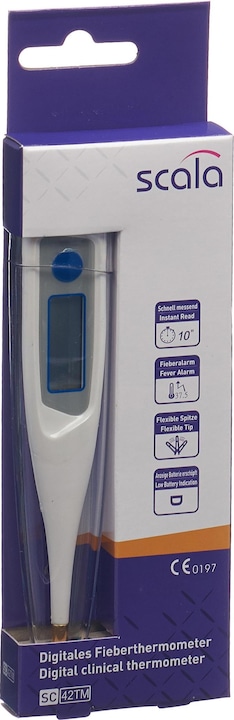 Actual product image Scala Clinical thermometer SC 42 TM (Armpit, Mouth, Rectal)