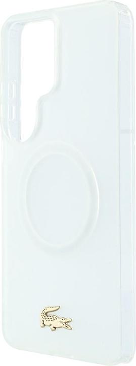 Actual product image Lacoste Etui Shockproof Frosted Gold Logo MagSafe do Samsung Galaxy S26 Ultra biały (Samsung Galaxy S26 Ultra)