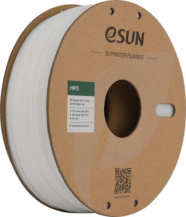 Actual product image eSUN HIPS Natural Filament 1.75mm 1Kg (HIPS, 1.75 mm, 1000 g)