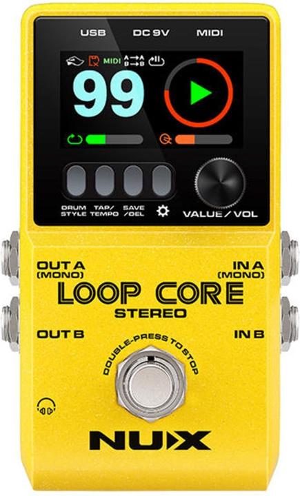 NUX Loop Core stereo effect unit looper pedal (Bass, Guitar)