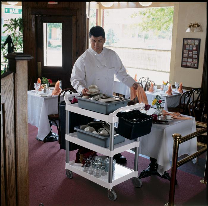 Produktbild Rubbermaid Allzweck-Servierwagen (90 kg, 3)