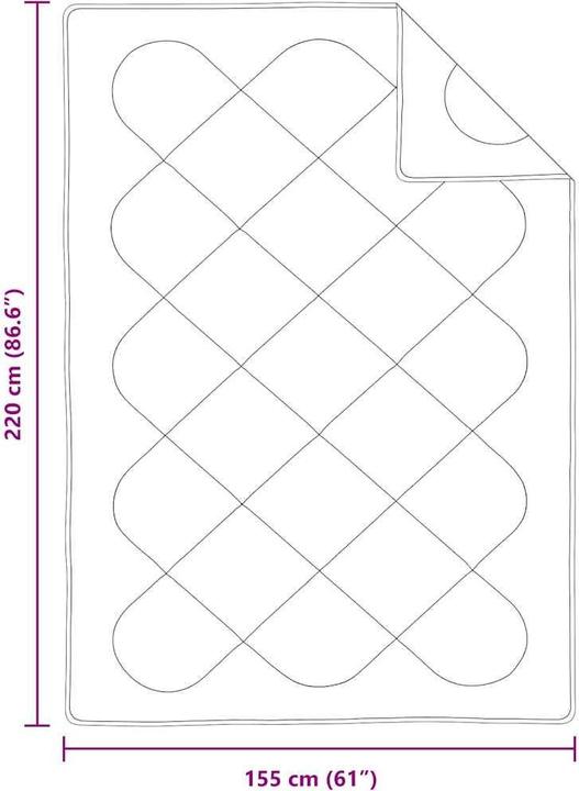 Immagine prodotto vidaXL Winterbettdecke (220 x 155 cm)
