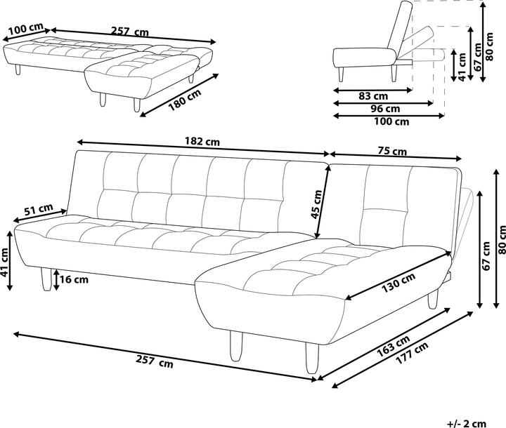 Produktbild Beliani Alsten (Ecksofa)
