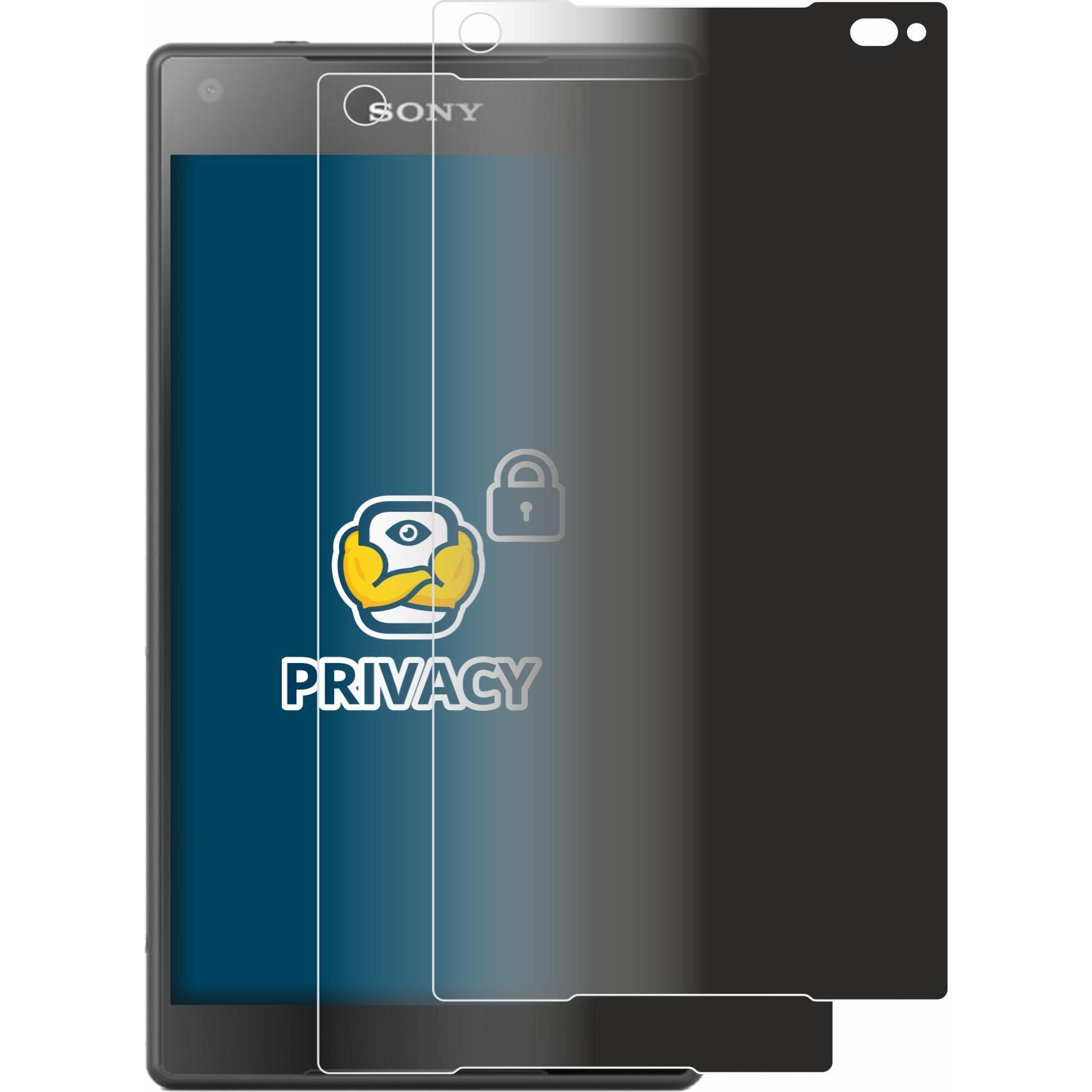 Thumbnail - BROTECT Sichtschutzfolie Anti-Spy Privacy Folie Blaulicht-Schutz (2 Stück, Sony Xperia Z5 Compact), Smartphone Schutzfol...