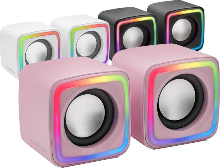 Produktbild Mars Gaming Enceintes MSCube RGB (Noir)