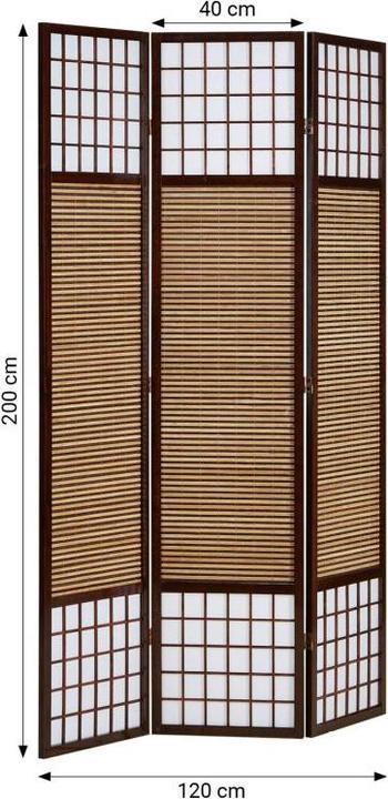 Actual product image Greendeco Room Divider Special Size 2m Height Screen Spanish Wall Privacy Screen 200cm x132cm