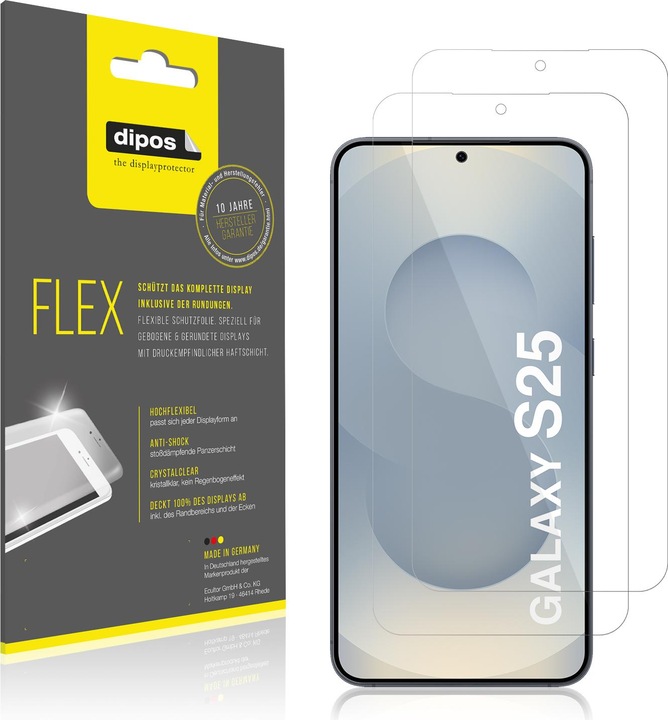 Produktbild Dipos 3D Full Cover Schutzfolie (1 Stück, Samsung Galaxy S25)