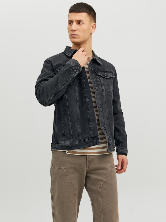 Actual product image Jack & Jones Jean Jacket Black Denim (L)