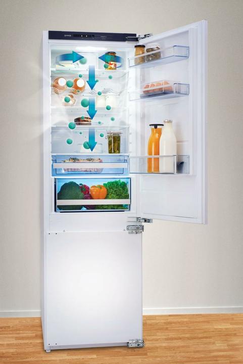 Produktbild Gorenje NRKI5182EA1 Kühl-Gefrierkombination Einbau Festtür 177 cm (248 l)