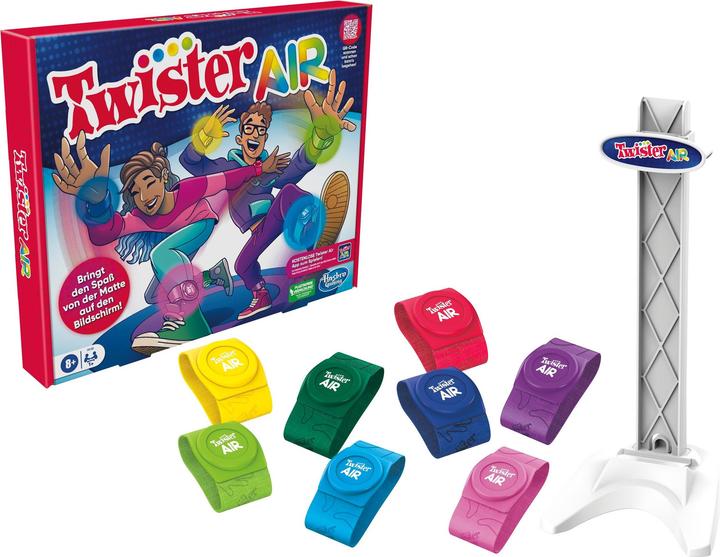 Actual product image Hasbro Gaming Twister Air (German, 1 - 8 Players)