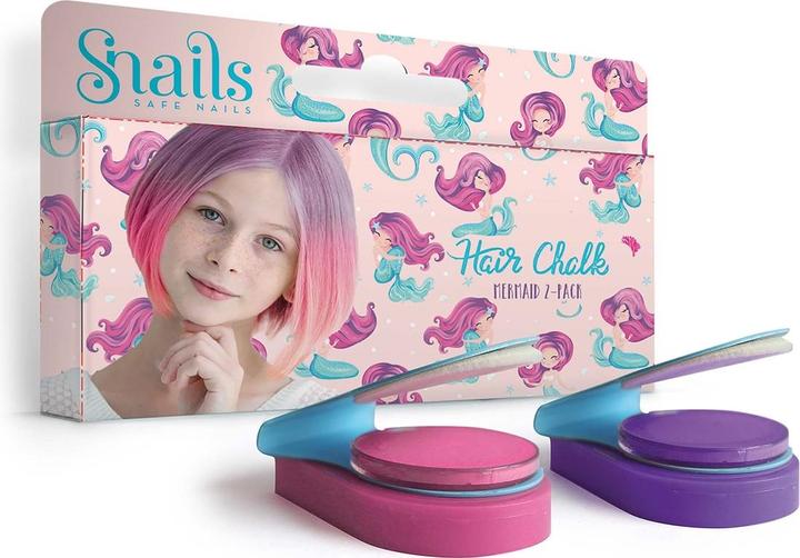 Snails Hair chalk mermaid