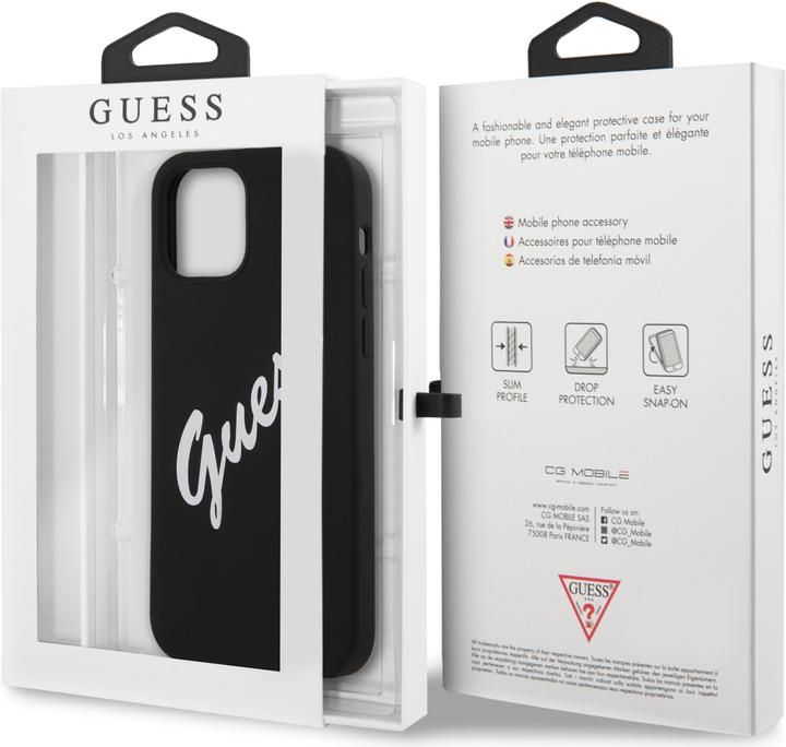 Image du produit Guess Couverture rigide Silicone Vintage (Apple iPhone 12 Pro)