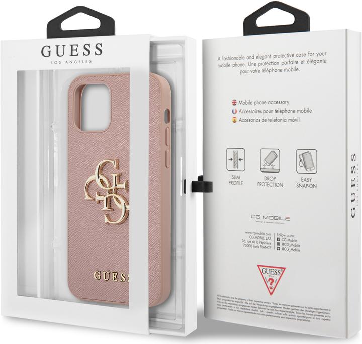 Actual product image Guess Hard Cover 4G Metal Logo (Apple iPhone 12 Pro, Apple iPhone 12)