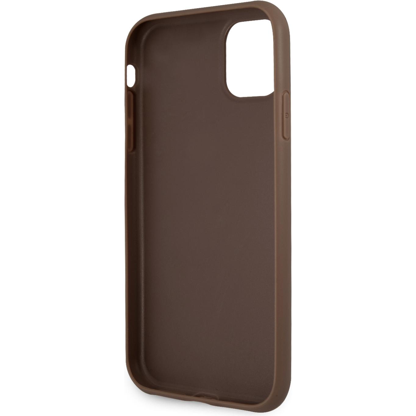 Thumbnail - Guess Hard Cover 4G Printed Stripe (Apple iPhone 11), Smartphone Hülle, Braun