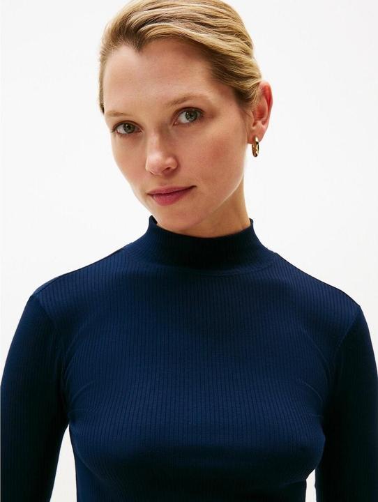 Image du produit Tommy Hilfiger Robe Midi à Côtes Fines (M)