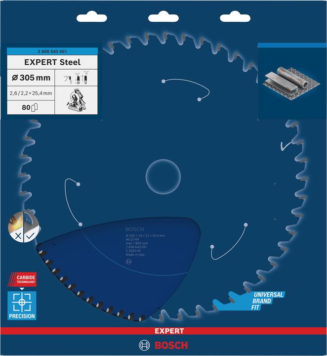 Actual product image Bosch Professional Zubehör Circular saw blade Expert for Stee