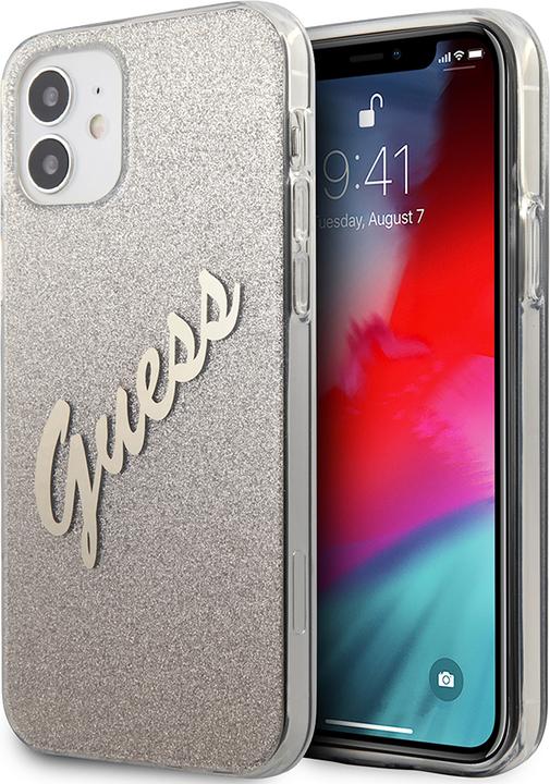 Actual product image Guess Hard Cover Vintage Glitter Gradient (Apple iPhone 12 mini)