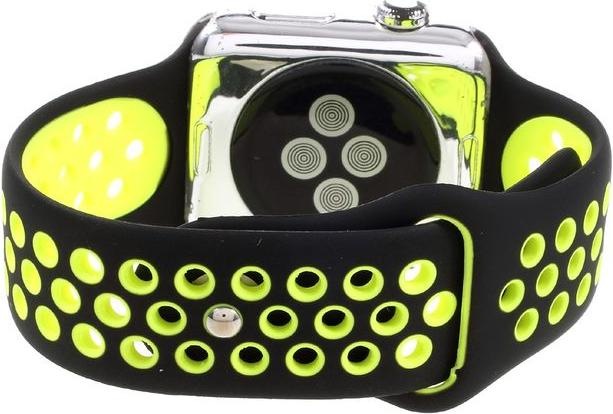 Produktbild MU Classic Silikon Armband gelocht (44 mm, 45 mm, 42 mm, Silikon, Apple Watch Series 2, Apple Watch Series 1, Apple Watch Series 3, Apple Watch Series 9, Apple Watch SE, Apple Watch Series 4, Apple Watch Series 5, Apple Watch Series 6, Apple Watch Series 7, Apple Watch Series 8)