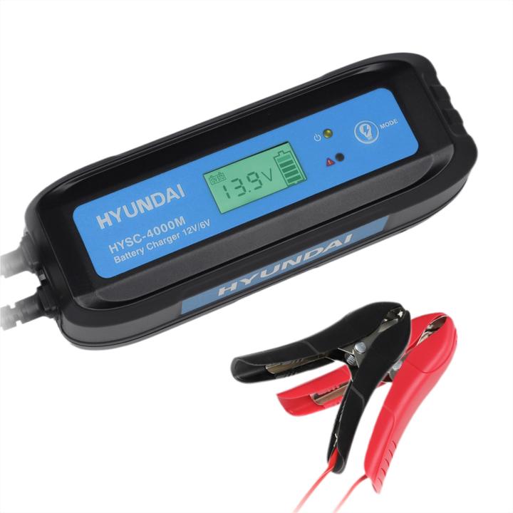 Hyundai KFZ Batterieladegerät HYSC-4000M (12V, 6V, 4 A)