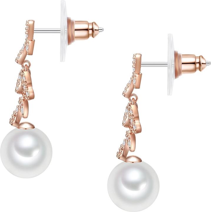 Immagine prodotto Lulu & Jane Donna Ottone Zirconia Shell Core Pearl Oro Rosa - 29305 (Ottone)