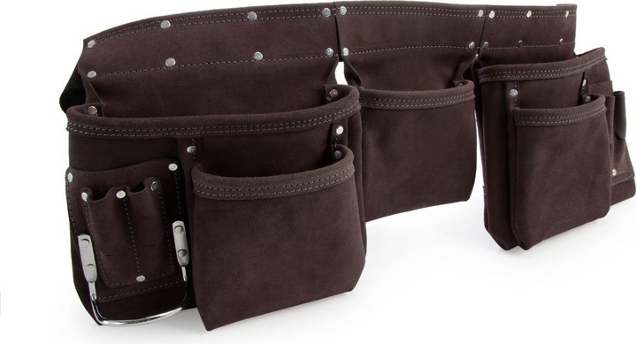 Produktbild Toolnation XTR0920001 Werkzeuggürtel aus Wildleder 11 Taschen