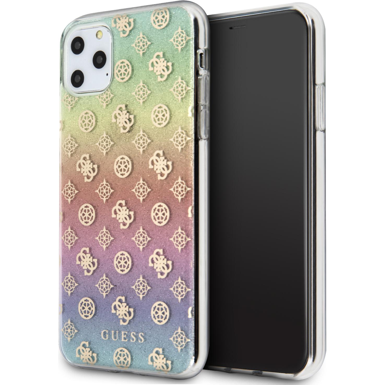 Guess Case (Apple iPhone 11 Pro Max), Smartphone Hülle, Mehrfarbig