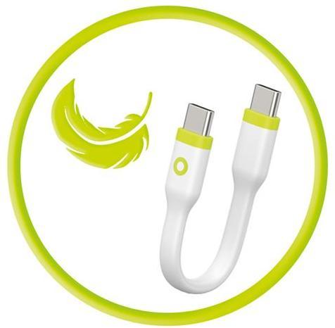 Produktbild Mobile Origin Compact Cable USB-C to USB-C white (0.10 m)