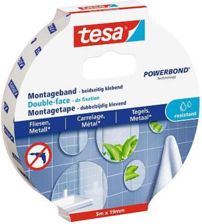 Image du produit tesa Bande de montage Carrelage (19 mm)