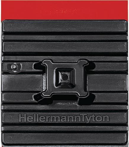 Produktbild HellermannTyton Befestigungssockel ibler Klebesockel 28x28mm FMB4APT A (Klettkabelbinder, 28 mm, 100 Stk.)