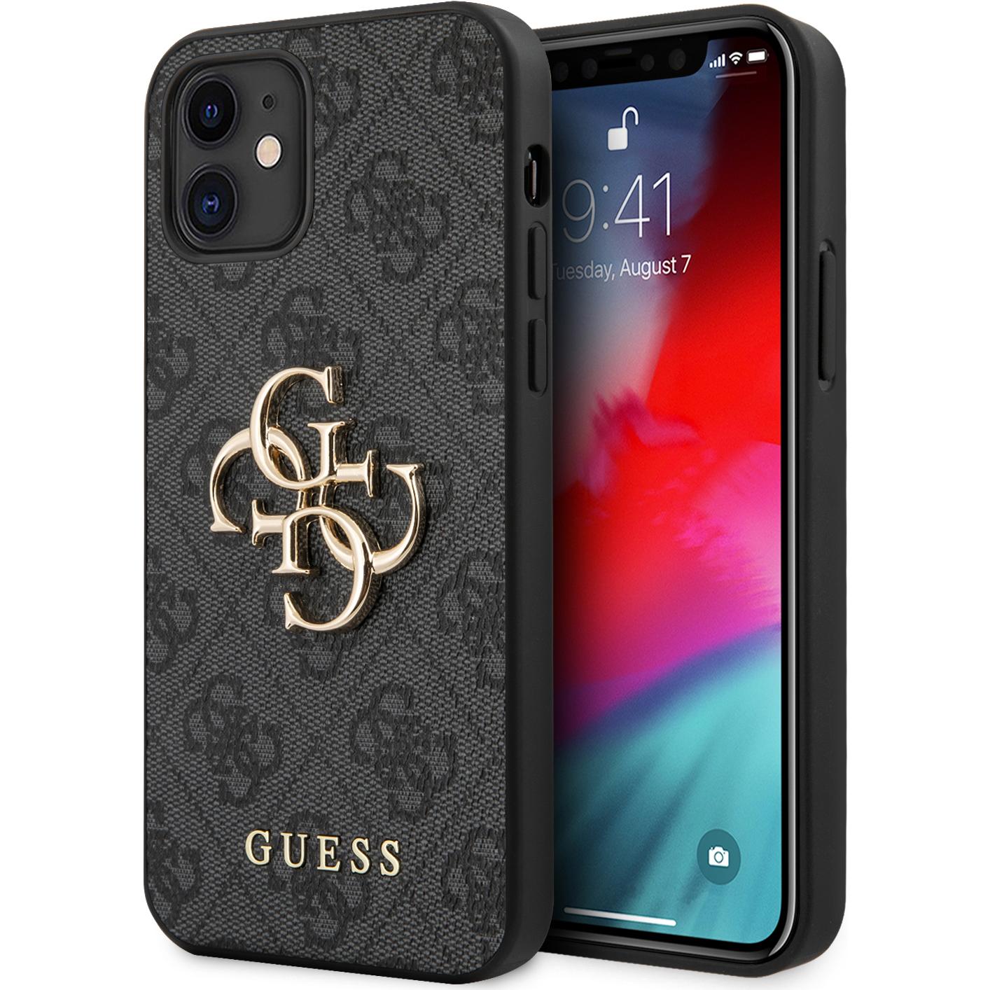 Guess Case (Apple iPhone 12 mini), Smartphone Hülle, Grau