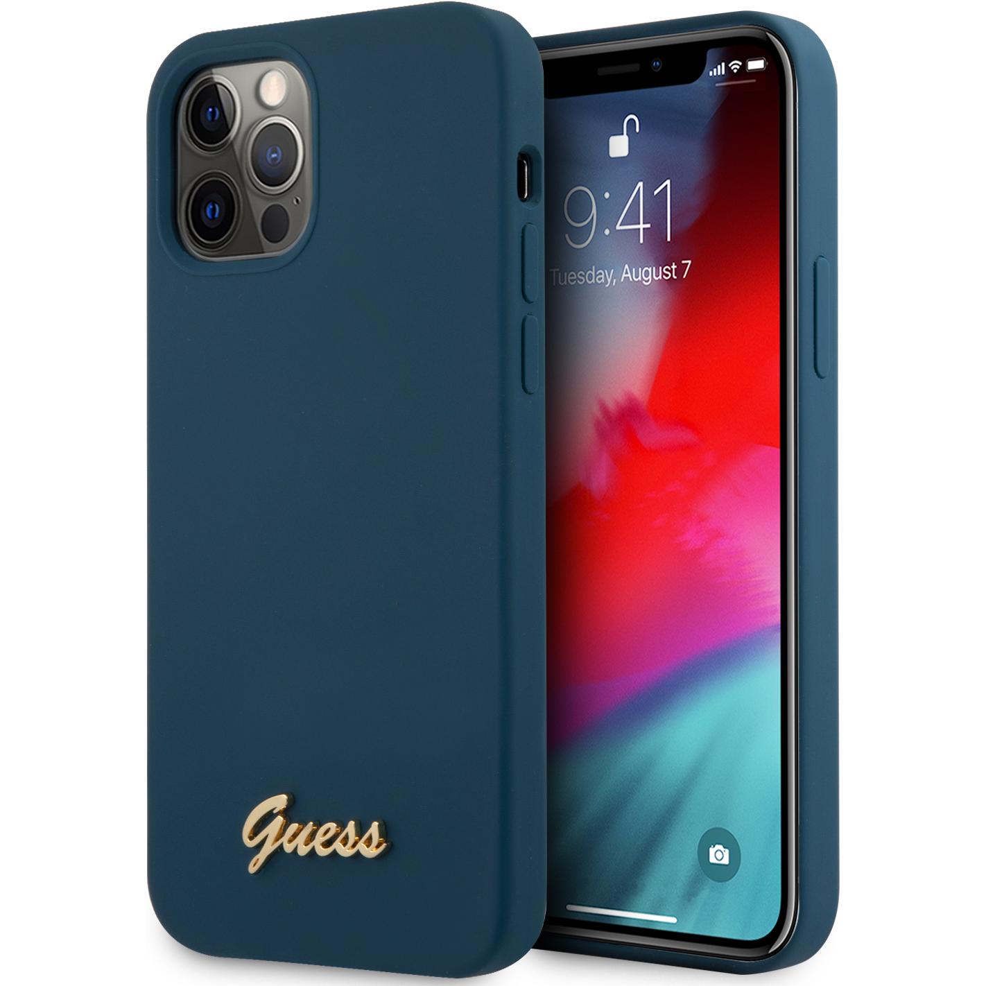 Guess Case (Apple iPhone 12 Pro Max), Smartphone Hülle, Blau