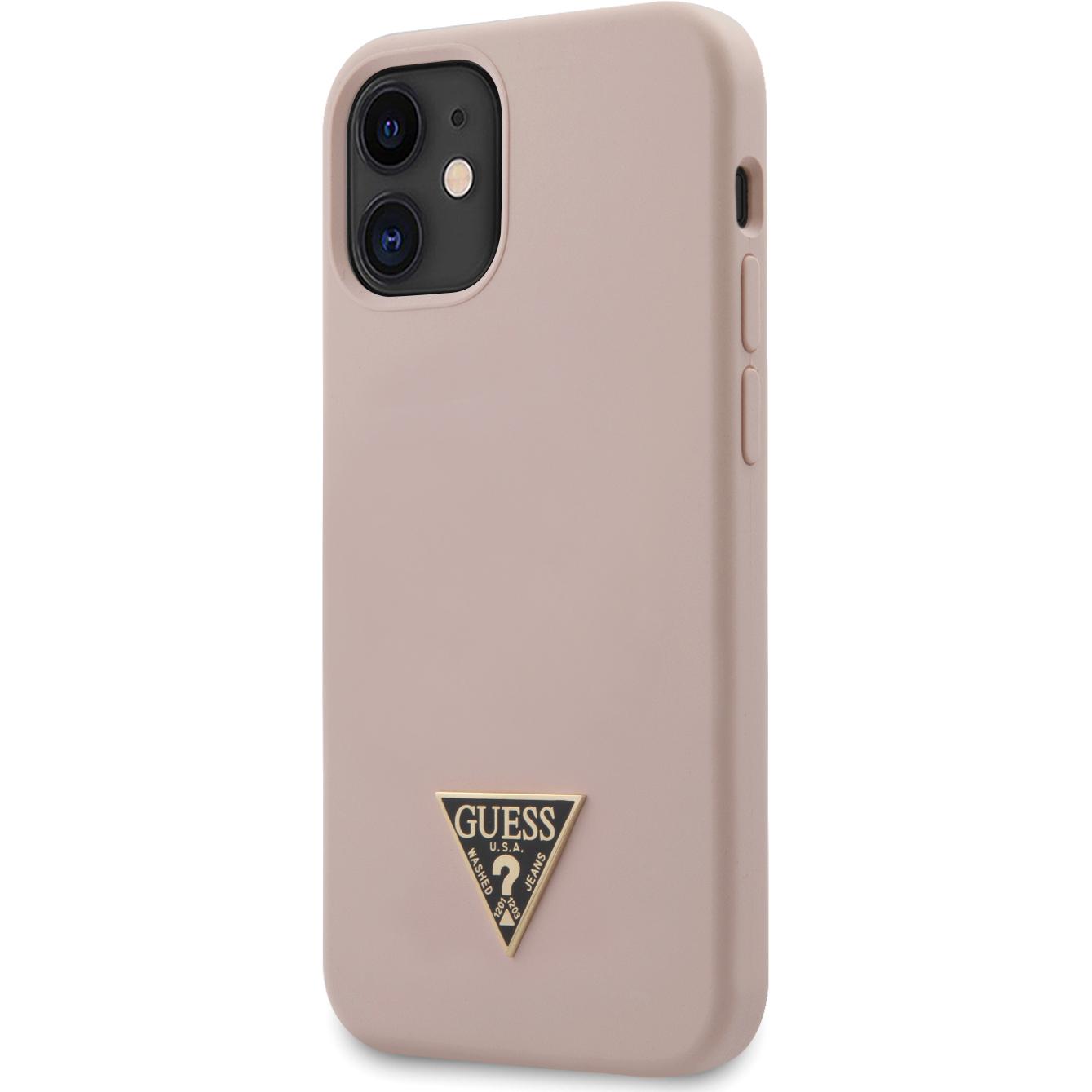 Guess Case (Apple iPhone 12 mini), Smartphone Hülle, Pink