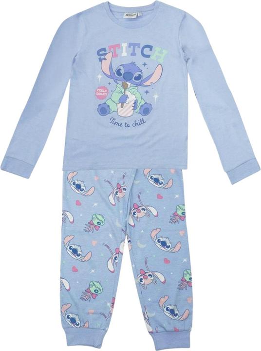 Stitch Schlafanzug Für Kinder Blau
