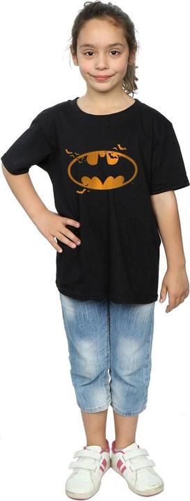 Image du produit - T-shirt BATMAN HALLOWEEN LOGO - Fille (116)