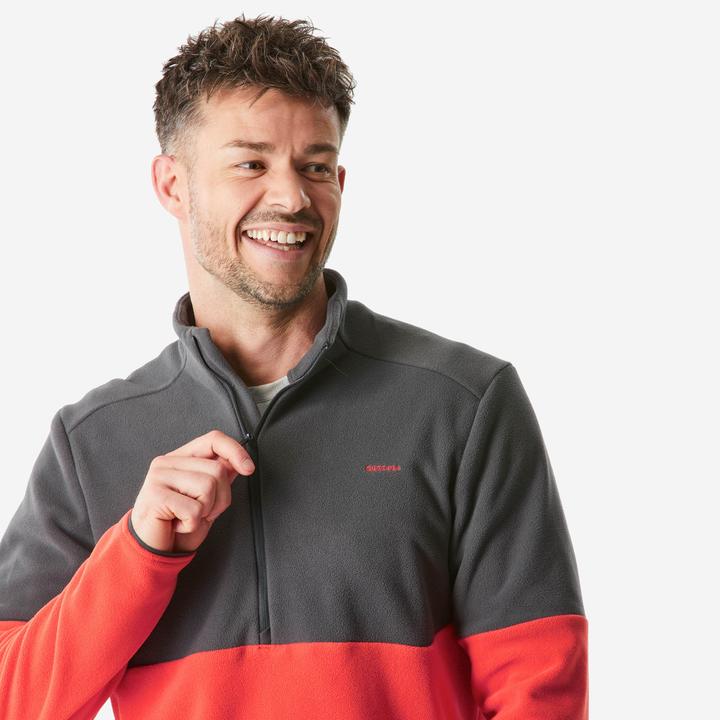 Produktbild Quechua Fleecepullover Herren Wandern - MH 500 rot (4XL)