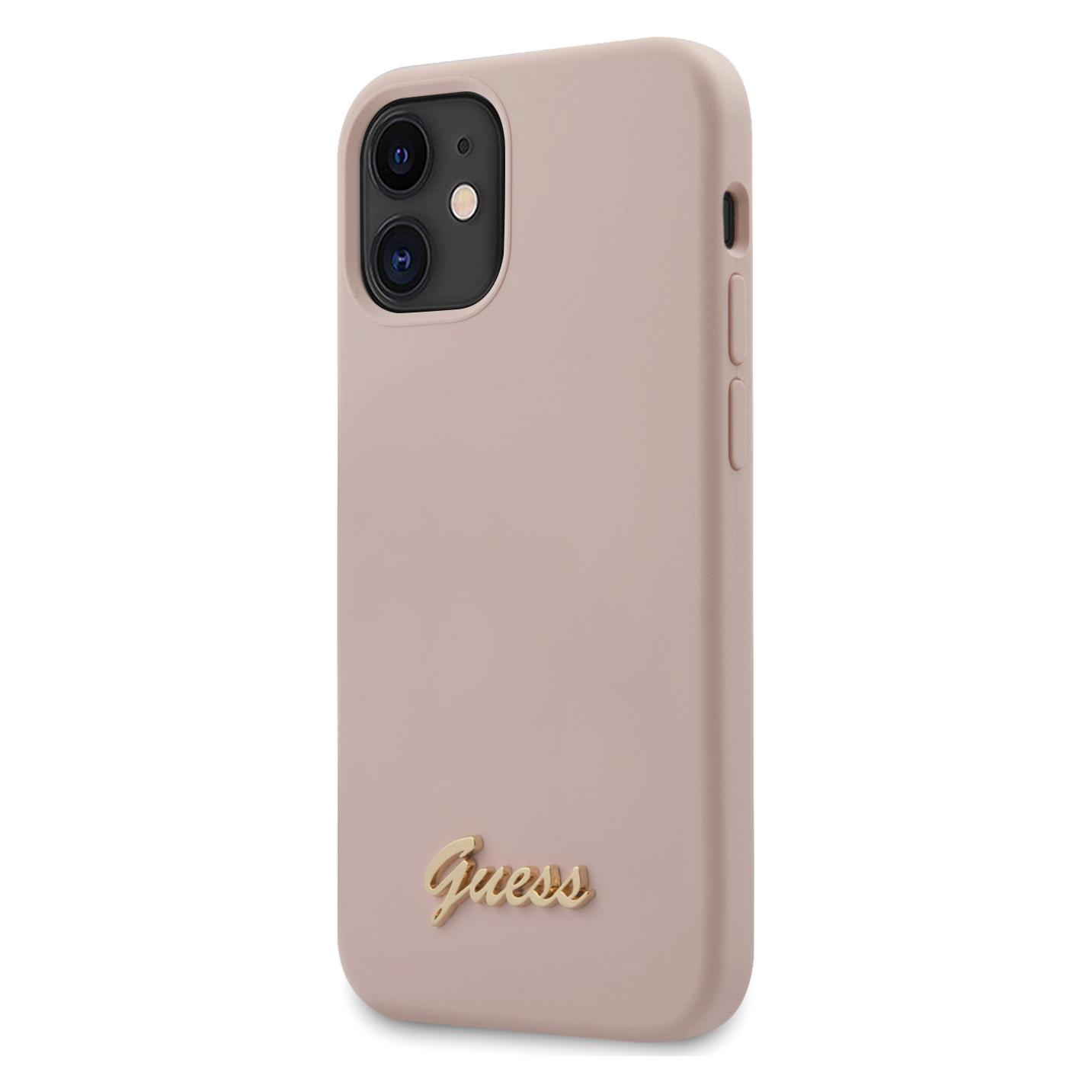 Guess Case (Apple IPhone 12 Mini), Smartphone Hülle, Pink