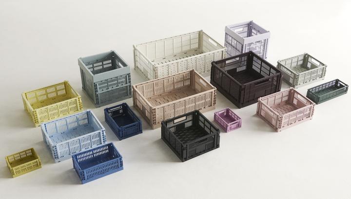 Actual product image HAY - Colour Crate Cube Storage Crate (Light Yellow) (29.5 x 29.5 x 29.5 cm)