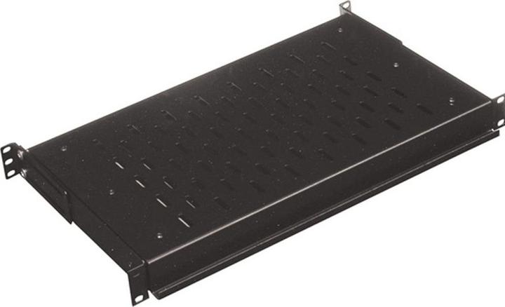 Conteg 19"-Fachboden ausziehbar, 435 x 250 mm, 25kg