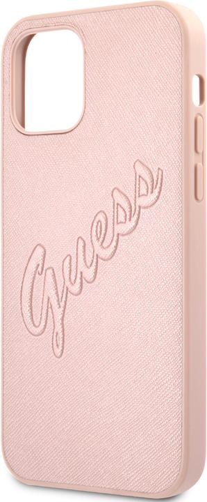 Image du produit Guess Couverture rigide Saffiano Vintage Scrip (Apple iPhone 12 Pro Max)