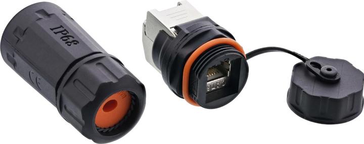Produktbild InLine Patchkabelbuchse Set RJ45 Cat.6A (CAT6a, 0.90 m)