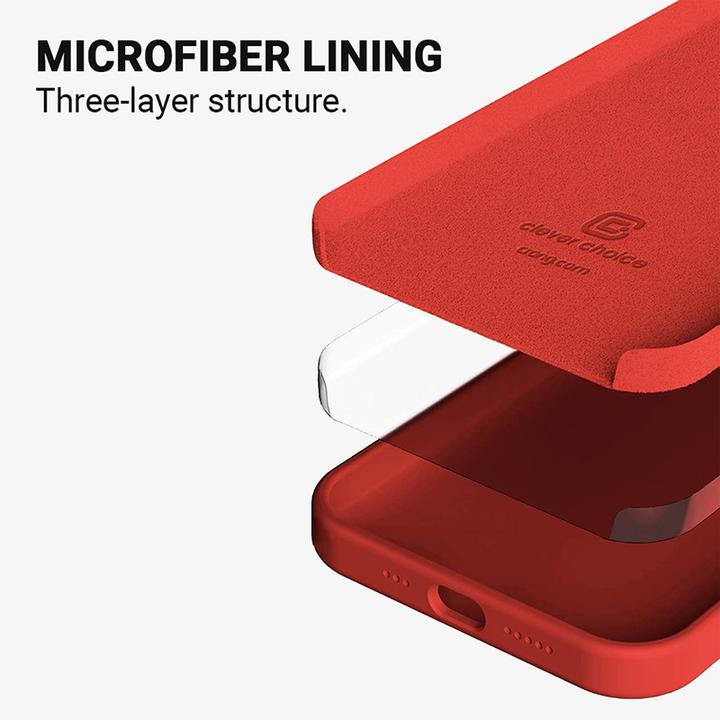 Actual product image Crong Color Case - Protective Case for iPhone 13 Pro Max (Red) (Apple iPhone 13 Pro Max)