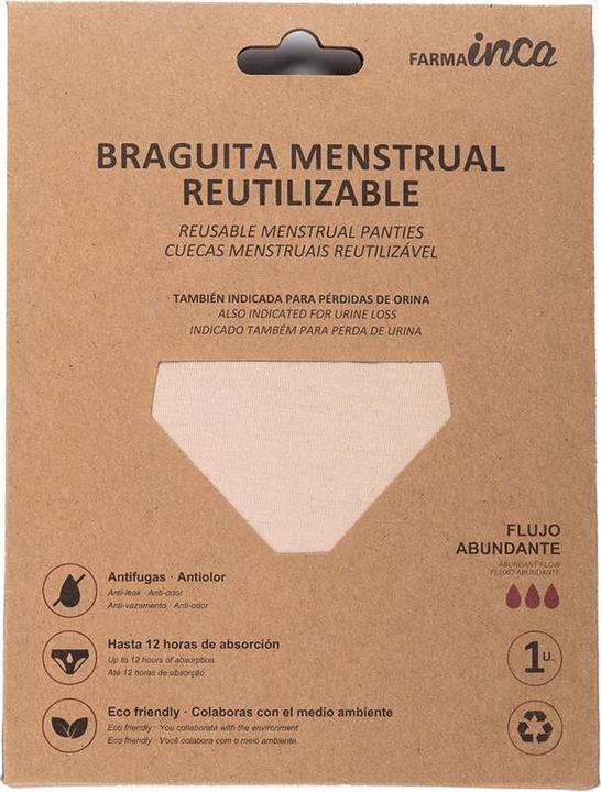 Actual product image Inca Braguita Menstrual Adulto Absorcin Super Nude (S)