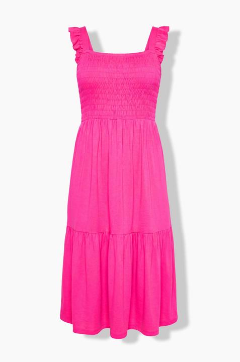 Image du produit Miamoda Robe midi smockée, modèle sans manches (48)