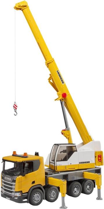 Actual product image Bruder 03571 Scania Super 560R Liebherr crane truck with L+S module