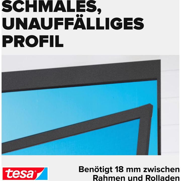 Actual product image tesa Insect screen Alu COMFORT for doors, XL insect screen (120 x 240 cm)