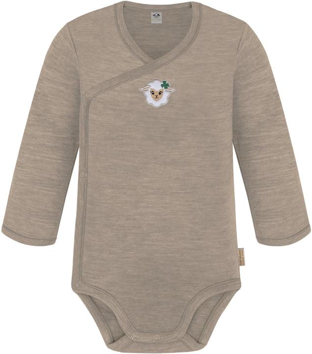 Produktbild Normani Baby Merino Wickelbody Langarm "Kaitaia" - 9327 (68)