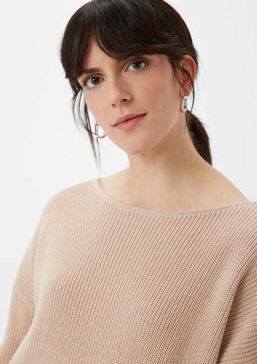 Image du produit Comma Strickpullover Strickpullover mit Kontrast-Details (44)