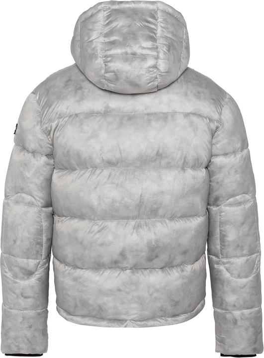 Actual product image Schott Nyc Inwood Light Grey Quilted Technical Down Jacket (S)