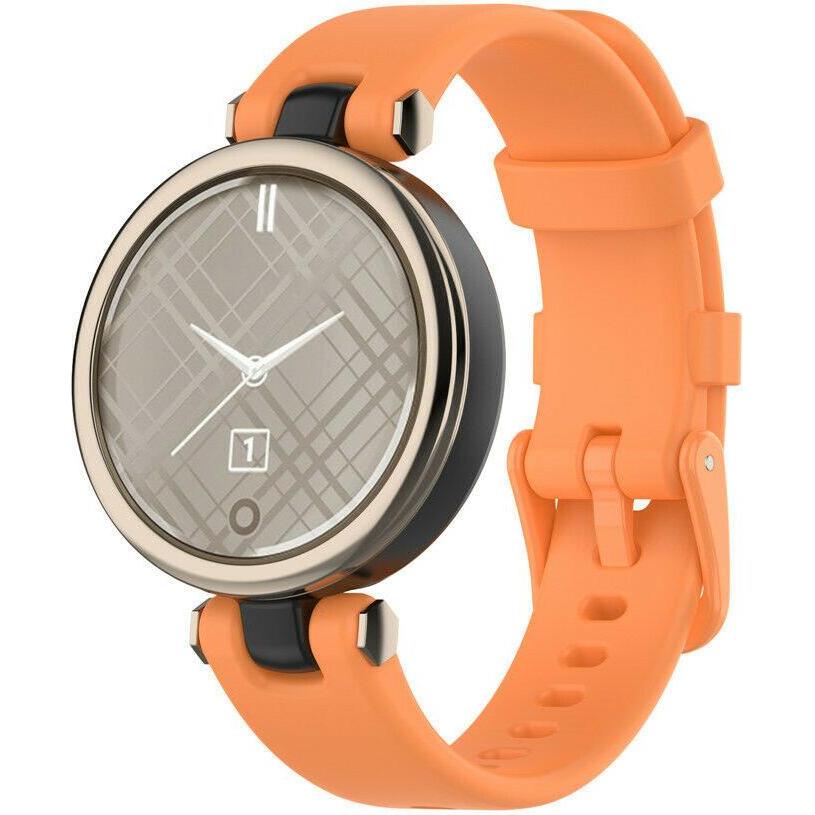 Thumbnail - Strap-it Armband (14 mm, Silikon, Lily), Uhrenarmband, Orange