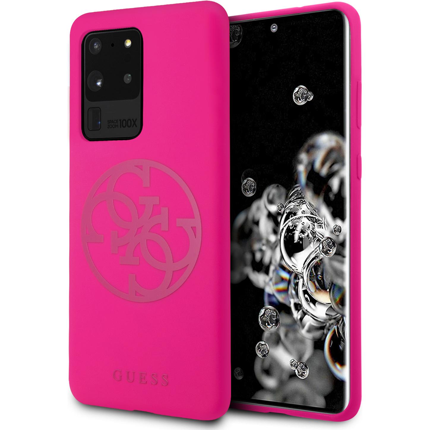 Guess Case (Samsung Galaxy S20 Ultra), Smartphone Hülle, Violett